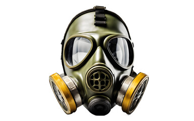 Poster - Gas mask isolated on a empty plain background