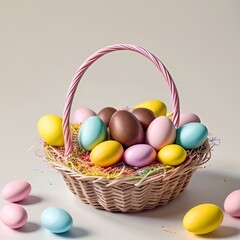 Wall Mural - easter is great when you have chocolate eggs and bunnies.