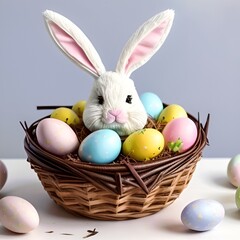 Wall Mural - easter is great when you have chocolate eggs and bunnies.