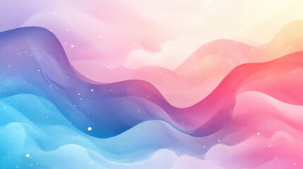 Wall Mural - abstract pastel wave background