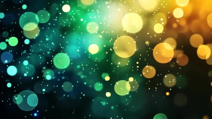 Poster - Colorful lights dance in a mesmerizing display of bokeh effects during a nighttime celebration