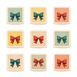 © AI by A&R - bow vintage stamp collection