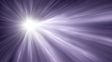 Wall Mural - Radiant Abstract Light Beam with Purple Background Creating Ethereal Cosmic Effects