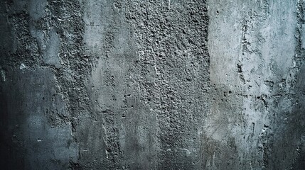 Poster - Subtle Gray Concrete Wall with Soft Texture and Light Shadows