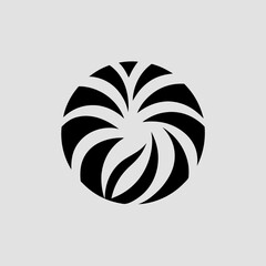 Aufkleber - a detailed and elegant geometric abstract pattern. the image has a dark, intricate pattern against a
