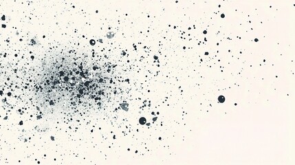 Poster - Subtle Halftone Texture Overlay in Monochrome Setting on Canvas