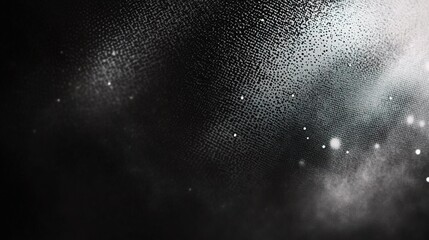 Poster - Subtle Monochrome Halftone Dots Texture Overlay Background Design