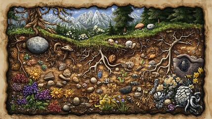 Poster - Scientific Visualization of an Organic System

