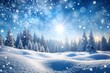 © Sabbir - Winter Season Snow Abstract Cold Background Design