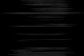 Poster - Black screen display with scan lines and glitches in white abstract background