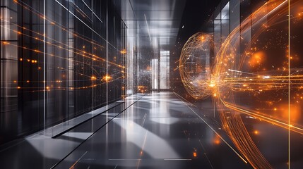 Poster - warped realities: digital models of wormhole effects on spacetime