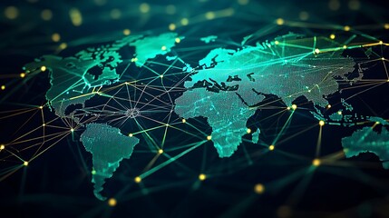 Poster - Global Network Map