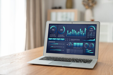 Poster - business data dashboard provide business intelligence analytic for marketing strategy planning snugl