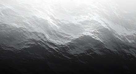 Aufkleber - Water Waves Reflecting Light Monochromatic Abstract Background Textured Surface