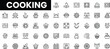 © Purlo Hop - A collection of cooking-themed icons depicting various culinary elements.