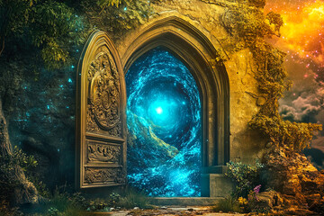Wall Mural - Portal to the Cosmic Unknown