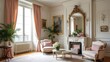 © The Phantom Studio - Elegant Parisian-Inspired Apartment with Classic Molding and Vintage Decor