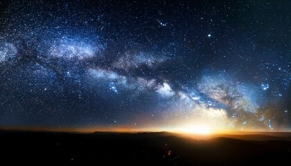stars in space dust in the universe and milky way galaxy
