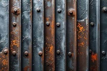 Poster - Metallic Surface Texture Background for Industrial Design and Wallpaper Use