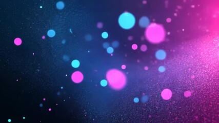 Poster - Pink blue light particle burst, abstract background