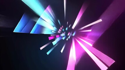 Poster - Neon streaks digital art background; website header