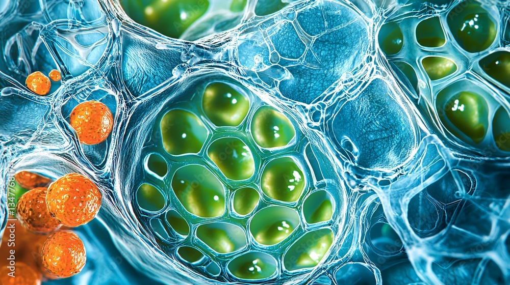 Observe and analyze plant and animal cells under a microscope. Compare ...
