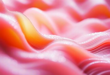Poster - As the sun dips low on the horizon, tranquil waves dance in shades of pink and orange, reflecting the serene beauty of a calm evening at the sea, inviting deep relaxation Generative AI