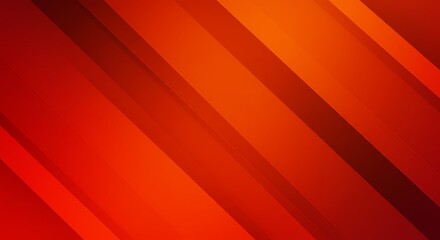 Aufkleber - Dynamic Red Orange Diagonal Stripes Abstract Background Presentation Backdrop