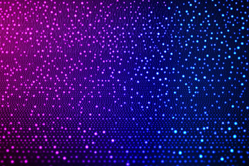 Poster - Abstract background showing glowing particles creating a futuristic pattern