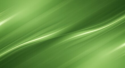 Aufkleber - Abstract Green Motion Lines Flowing Gradient Background Modern Digital Art High Resolution