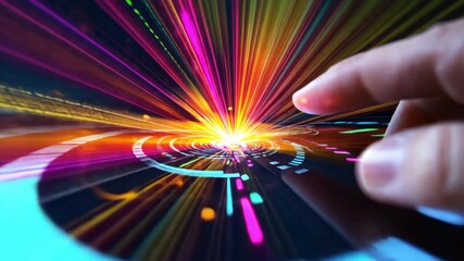 Poster - Digital Burst: A Fingertip's Touch Unveiling a Universe of Information