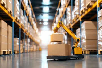 Poster - Advanced Logistics Technology for Efficient Supply Chain Management in Modern Warehousing