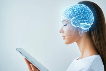 Poster - Innovative Online Learning Concept with Student Using Tablet and Digital Brain Visualization