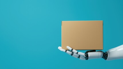 Poster - Robotic Arm Lifting Box Concept for Warehouse Automation and Productivity Improvement