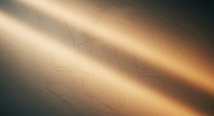 Aufkleber - The wall is covered in a textured surface, and the sun is shining on it