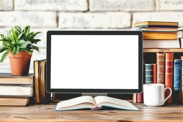 Detailed Color Picture of Online Education and Web Concept