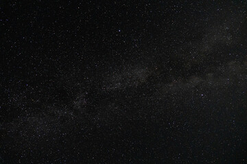 Wall Mural - night stars above Shuswap lake beautiful landscape view