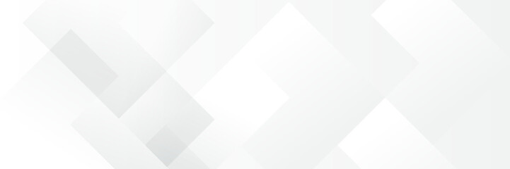 Wall Mural - abstract white geometric banner design background.