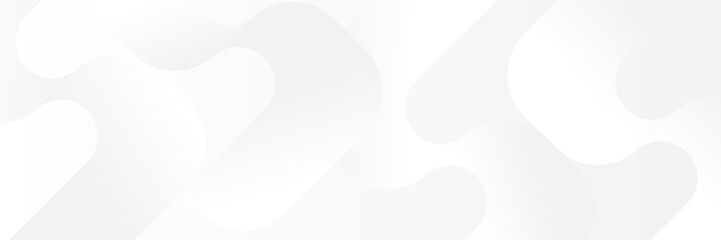 Wall Mural - abstract white geometric banner design background.