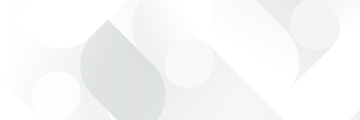 Wall Mural - abstract white geometric banner design background.