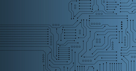 Poster - Abstract Technology Background , circuit board with copy space. Vector illustration
