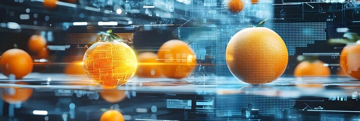 Poster - A visually striking digital landscape featuring luminous translucent spheres and geometric shapes creating a distinct sci fi and futuristic atmosphere