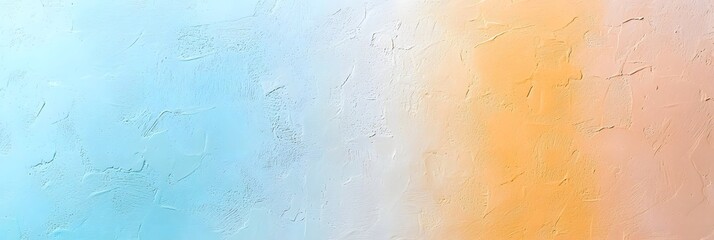Poster - An abstract textured background featuring a soft gradient of pastel colors that convey the tranquil atmosphere of an early summer morning