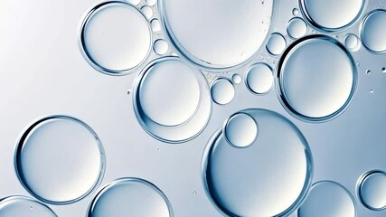 Poster - Transparent Spheres: A collection of transparent spheres floating in a calm, serene atmosphere, reflecting light and adding a touch of mystique to the composition.