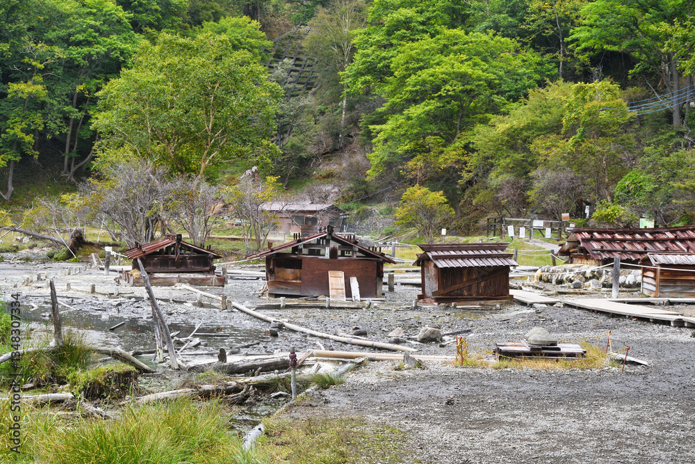 日光：奥日光湯元温泉 湯元源泉（日本栃木県日光市） Nikko: Oku-Nikko (Oku Nikko, Okunikko) Yumoto ...