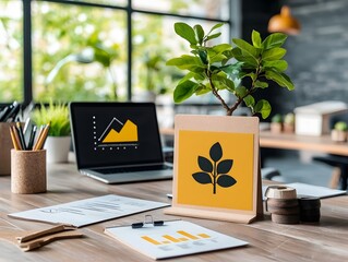 Poster - Diverse group of marketing professionals collaborating on international brand expansion campaign seated around conference table in vibrant