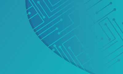 Poster - Color Abstract technology background, Hi tech digital connect, communication, high technology concept, science, technology background.