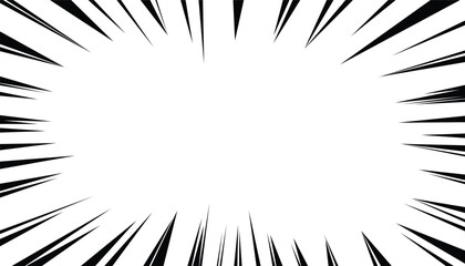 Poster - Abstract radial zoom speed light. comic book sun ray or star burst. explosion lines. vector fast burst illustration