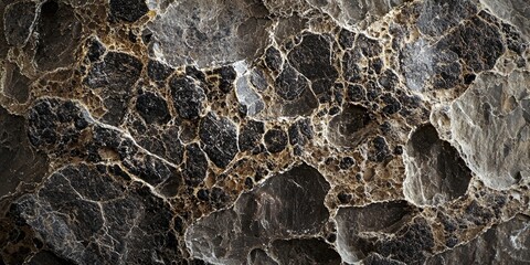 Fototapete - polished basalt with fine grains and a subtle shine, ideal for minimalist, contemporary designs.