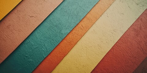 Poster - a 70s-inspired color palette featuring muted earth tones and bold contrasts, perfect for creating a retro, nostalgic background.